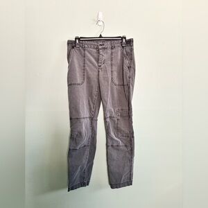 Anthropologie Hei Hei The Wanderer Grey Cargo Pants Women’s Sz 29 Button Fly